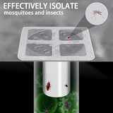 10 Pcs Disposable Bathroom Drain Cover Shower Mesh Sticker Catcher Drain Cover for Bathroom, Kitchen Sink Strainer, Sink Drainer Kitchen Essentials and Kitchen Accessories Items Mesh Strainer