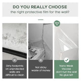 Self- Adhesive Transparent Electrostatic Wall Protection Film Buy 1 Get 1 Free
